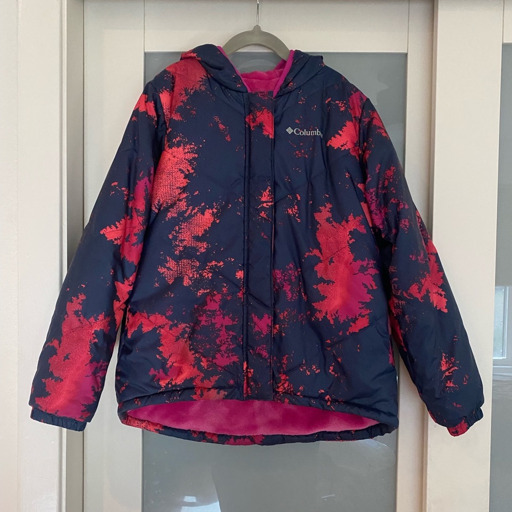 Columbia Girls’ Big Fir Reversible Jacket size M 10/12
